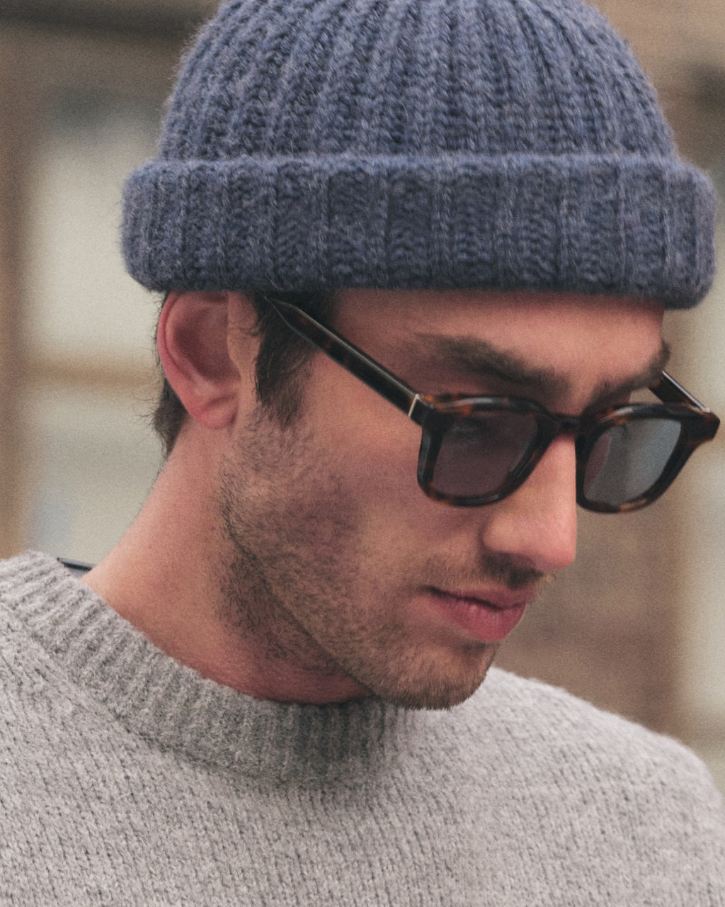 The Calvi JF Colors Rechteckig Herren-Sonnenbrillen in Dark Tortoise