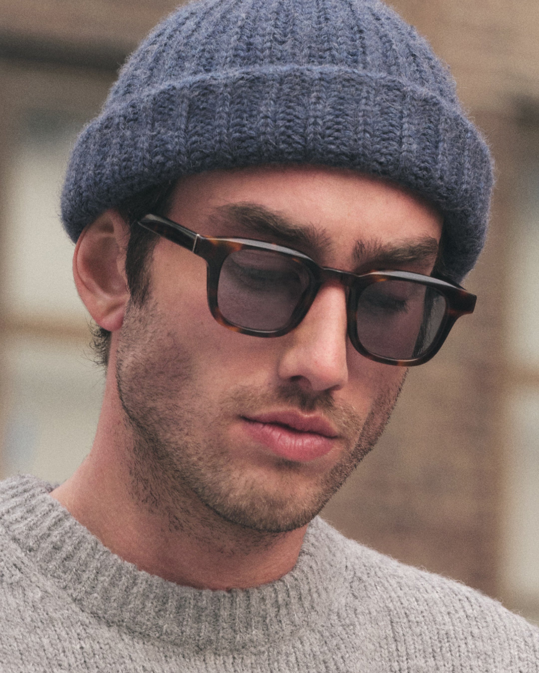 The Calvi JF Colors Medium Men's Sunglasses in Dark Tortoise