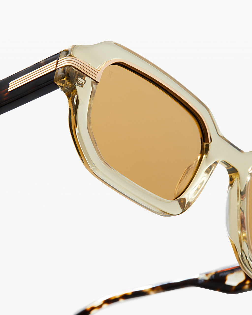 The Milos Rectangular Men's Sunglasses in Yellow