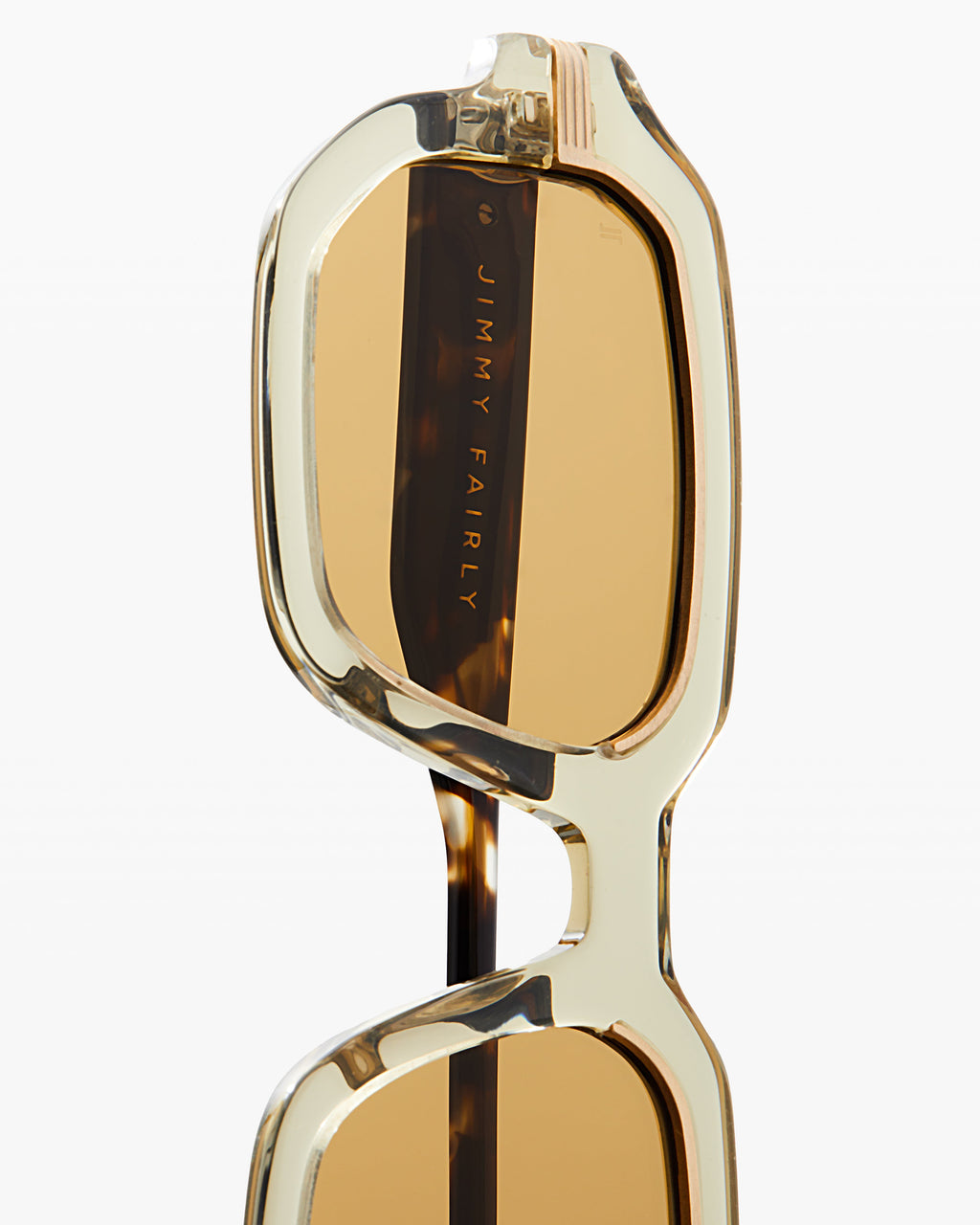 The Milos Rectangular Men's Sunglasses in Yellow