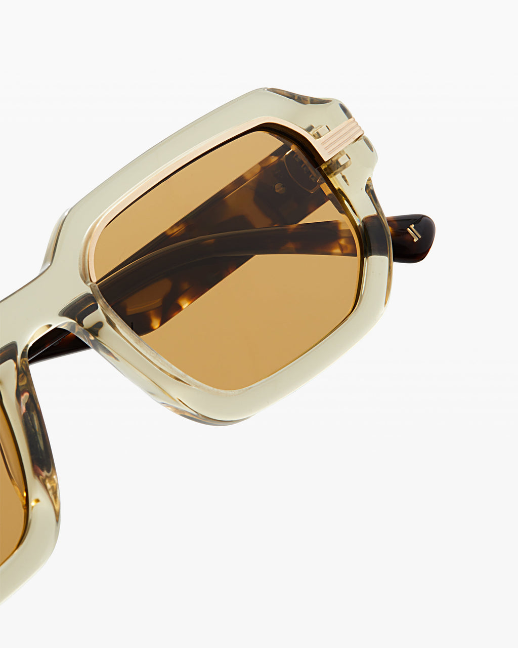 The Milos Rectangular Men's Sunglasses in Yellow
