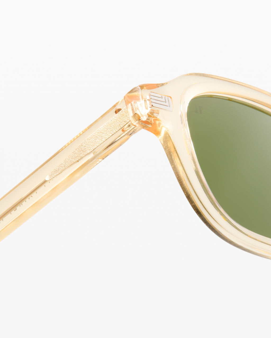 The Mini Napoli Rechteckig Kinder-Sonnenbrillen in Kristallgelb