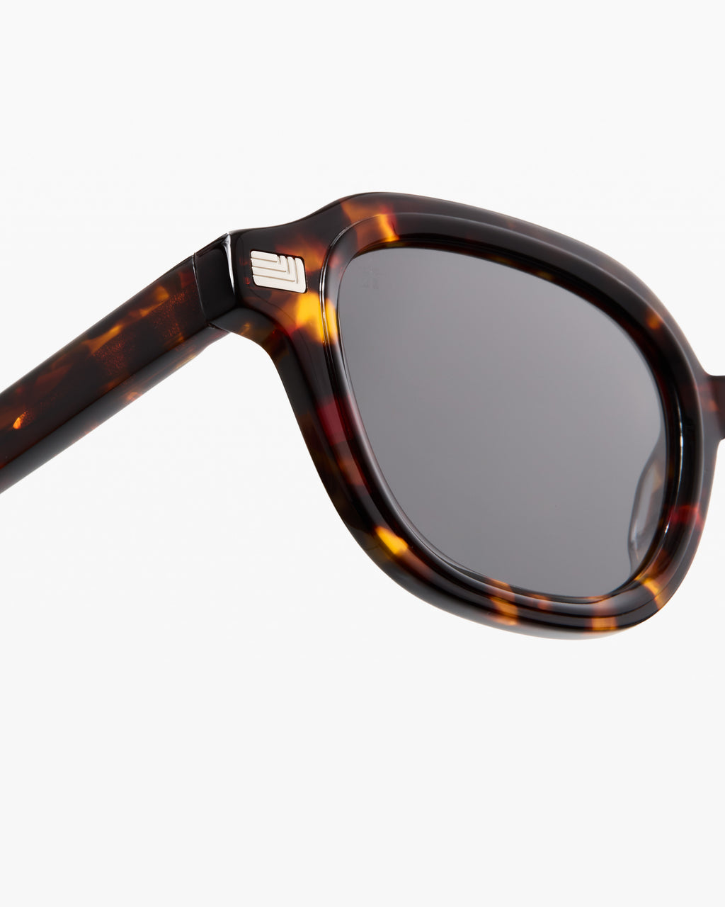 La Mini Napoli Carré Lunettes de Soleil Enfant in Ecaille
