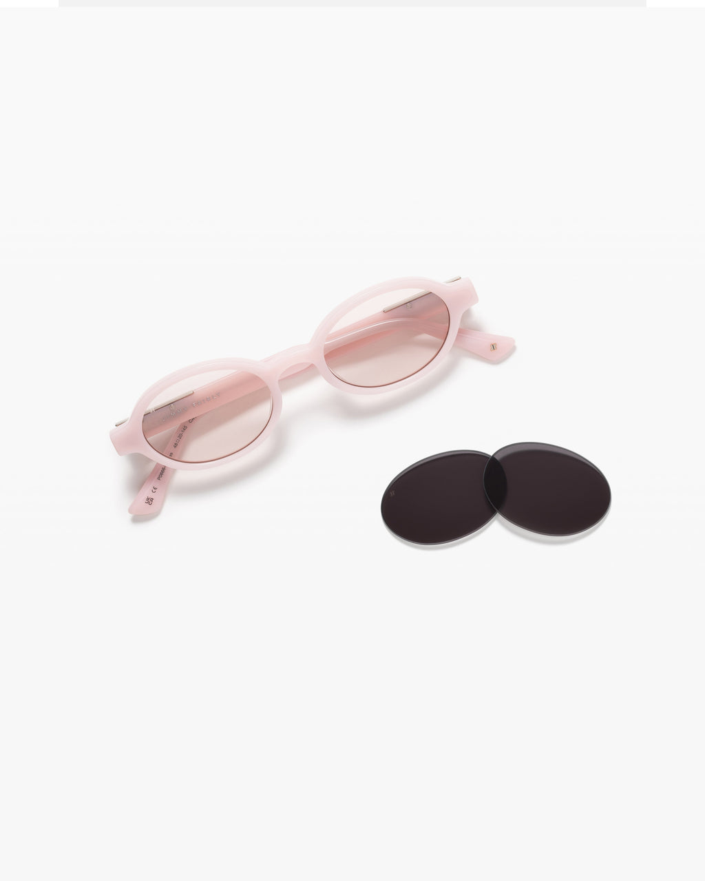 The Elvie JF Colors Oval Damen-Sonnenbrillen in Rosa