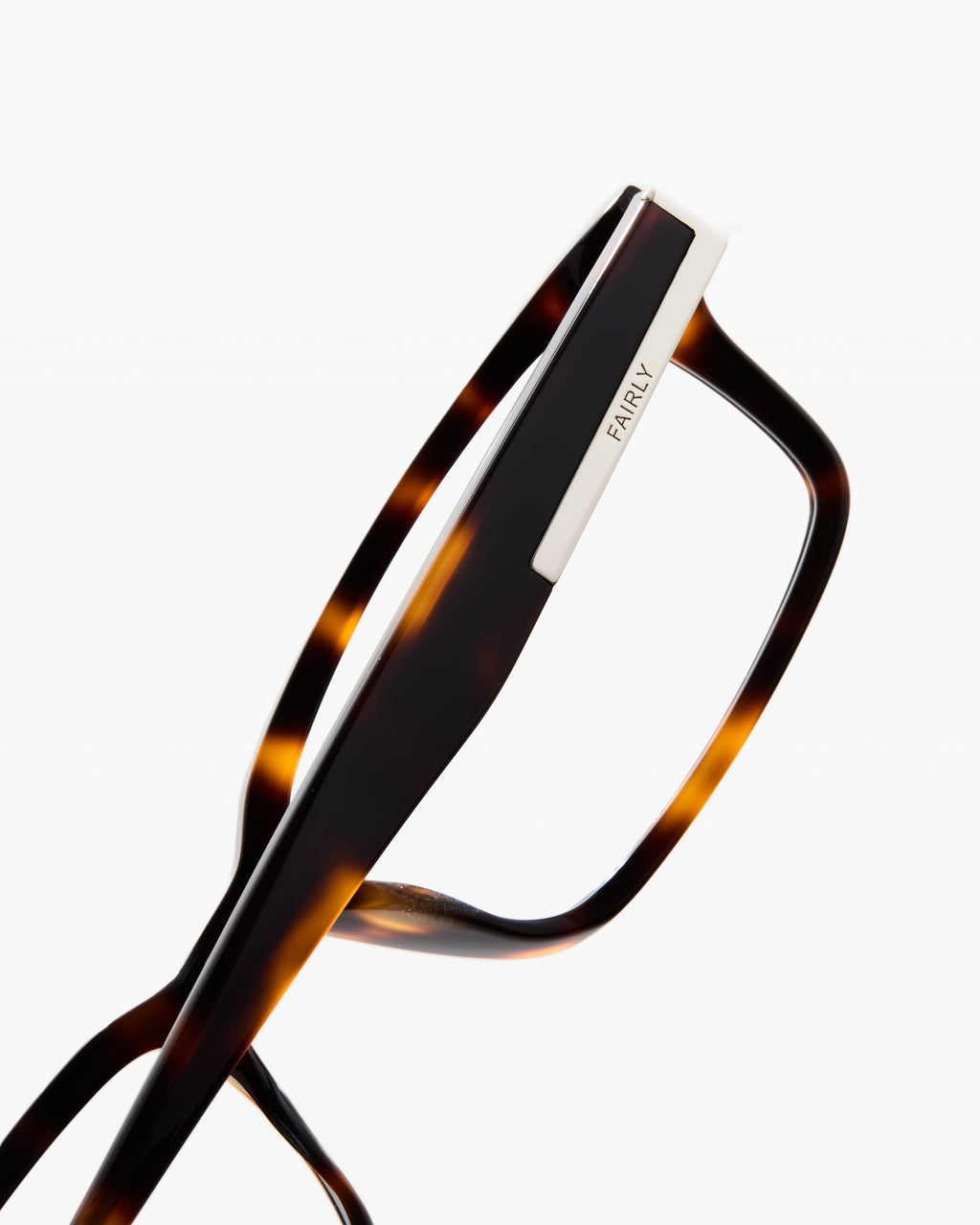 The Kos Rechteckig Damenbrillen in Dark Tortoise