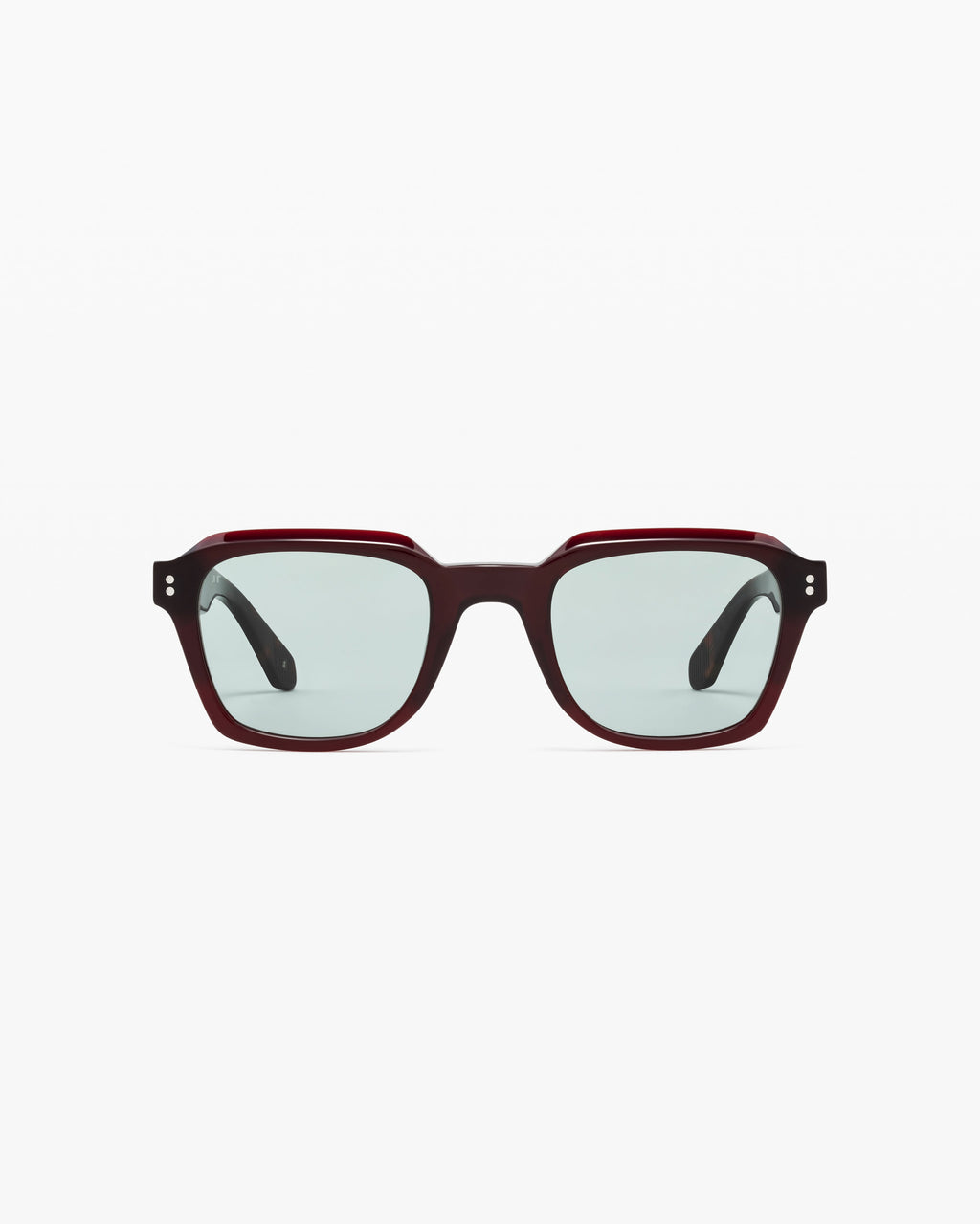 The Lagos JF Colors Rectangular Men's Sunglasses in Burgundy