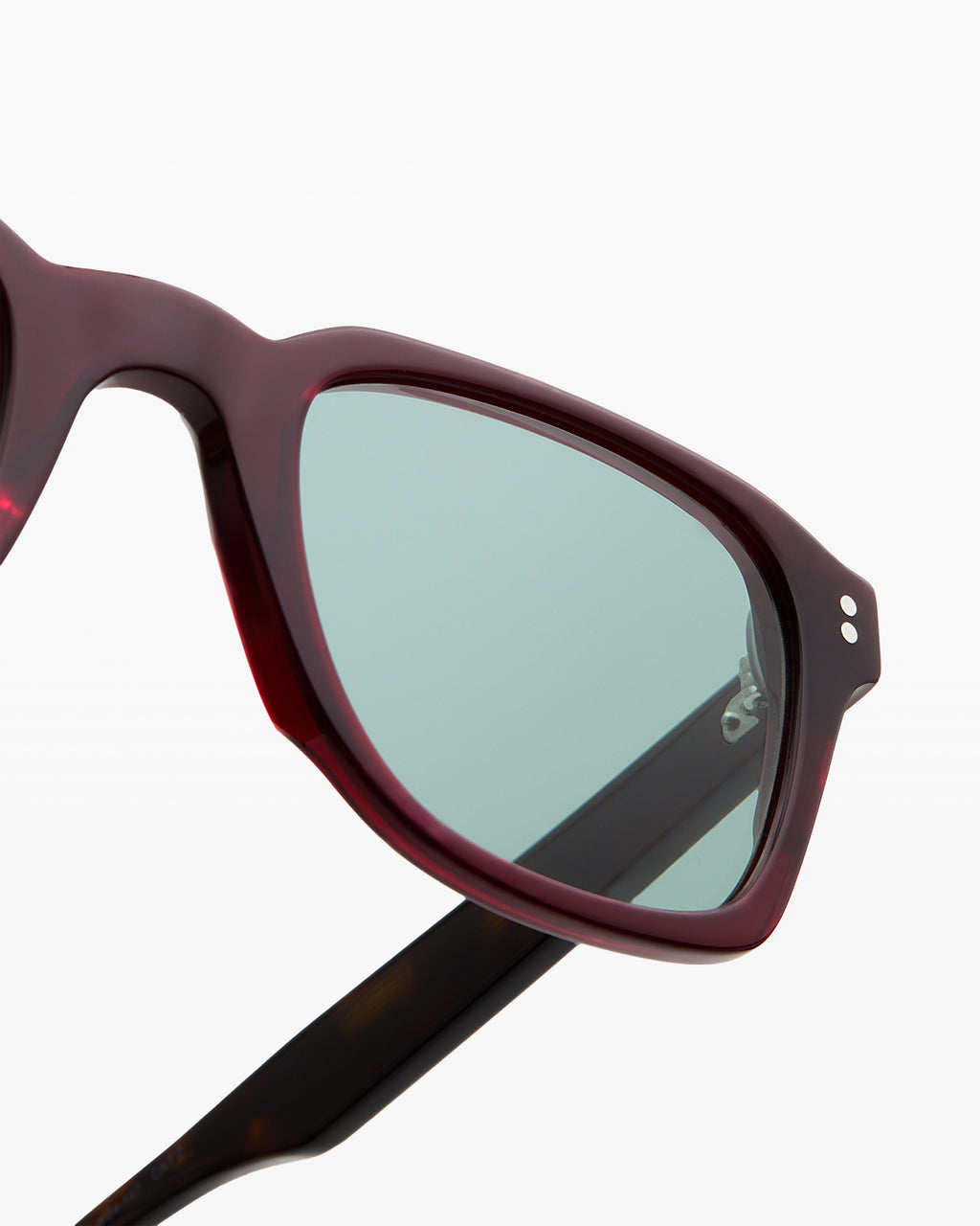 The Lagos JF Colors Rectangular Men's Sunglasses in Burgundy