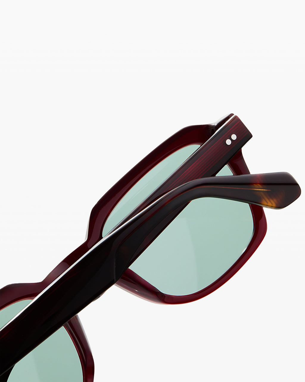 The Lagos JF Colors Rectangular Men's Sunglasses in Burgundy