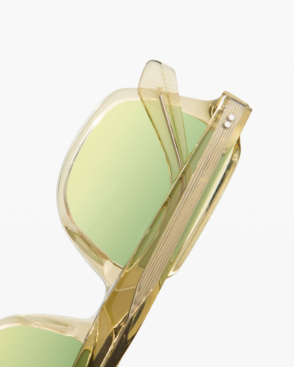 La Lagos JF Colors Rectangulaire Lunettes de Soleil pour homme in Jaune