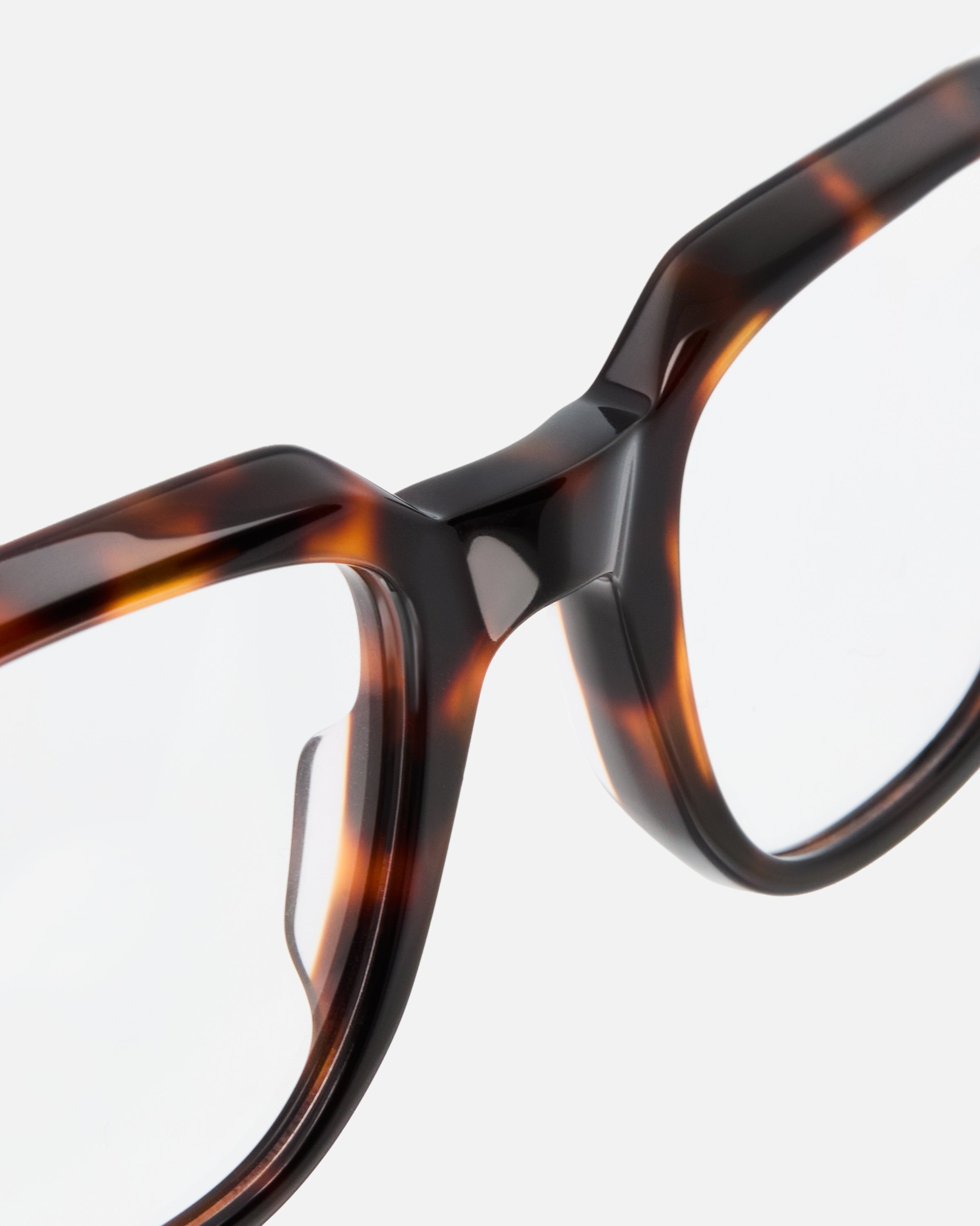 The Lagos Square Men's Eyeglasses in Dark Tortoise