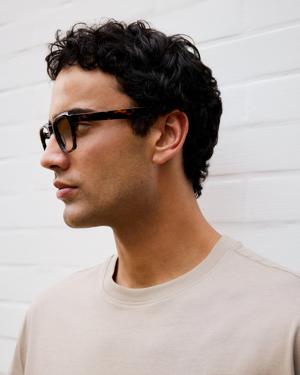 La Lagos Carré Lunettes de Vue pour homme in Ecaille foncée