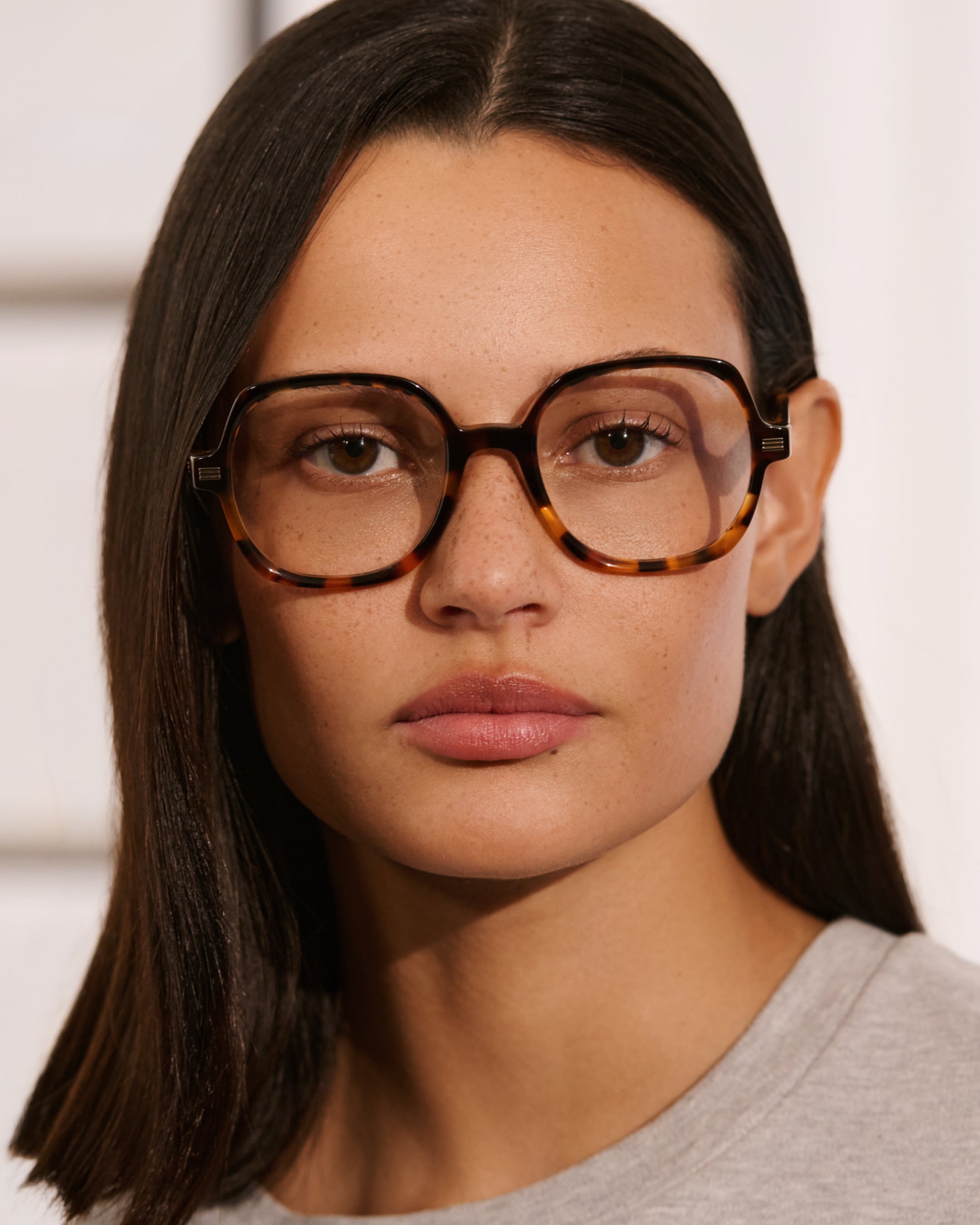 The Debby XS Extra small Women's Eyeglasses in Light Tortoise