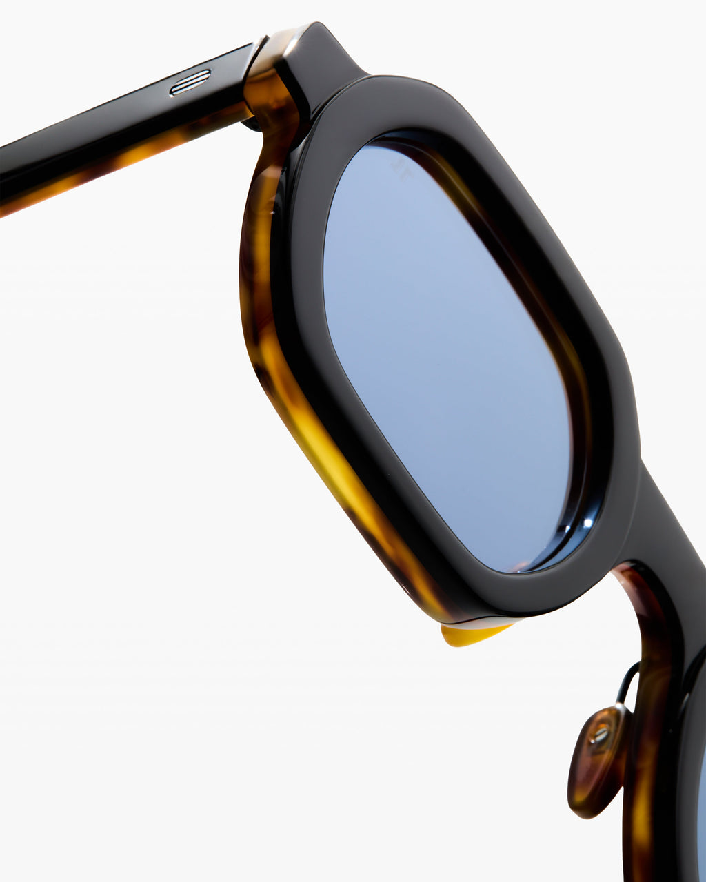 The Darren JF Colors L Rechteckig Herren-Sonnenbrillen in Schwarz und Blau