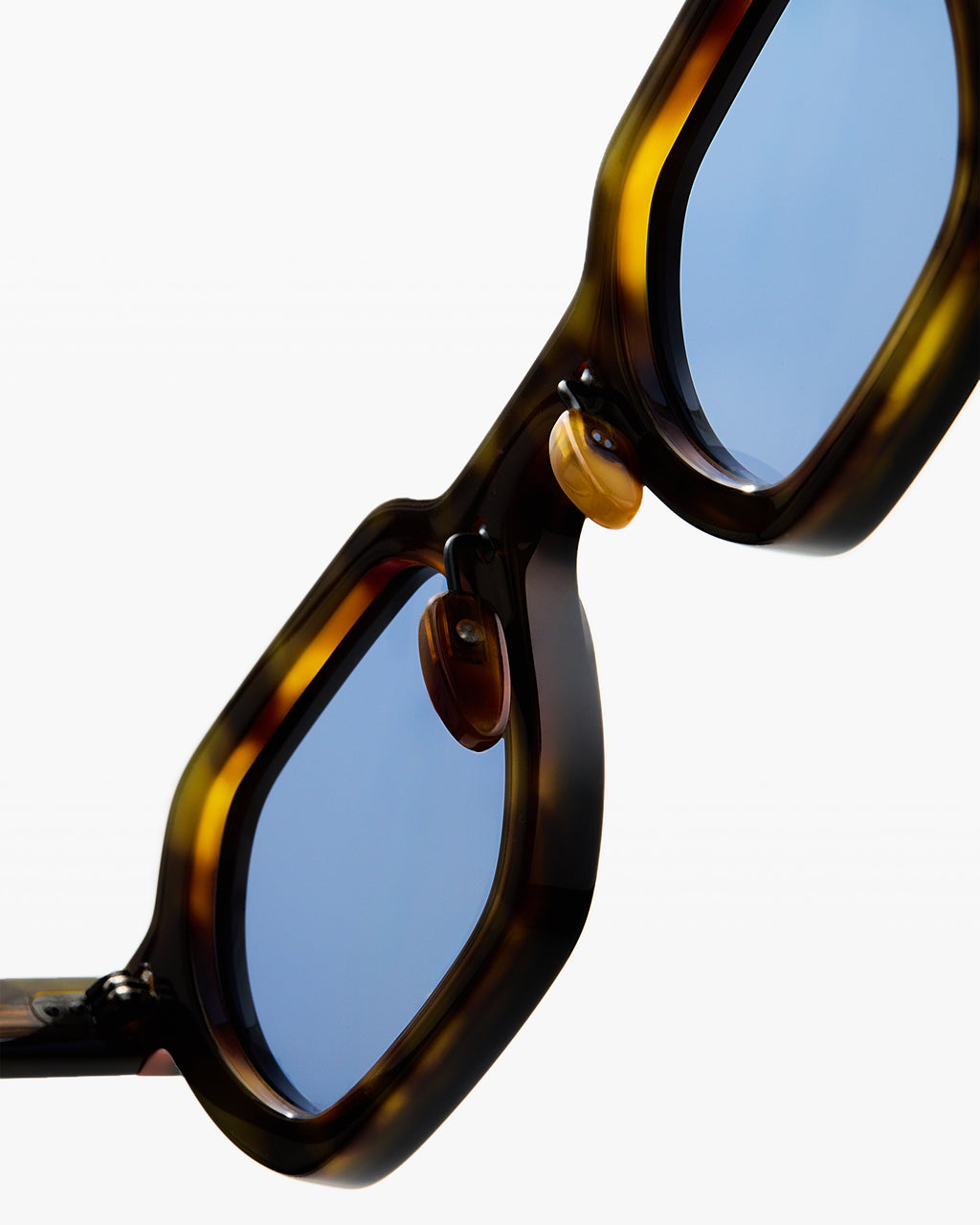 The Darren JF Colors L Rechteckig Herren-Sonnenbrillen in Schwarz und Blau