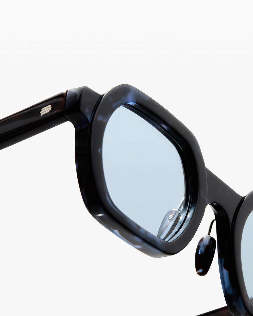 The Darren JF Colors L Rechteckig Herren-Sonnenbrillen in Blue Tortoise