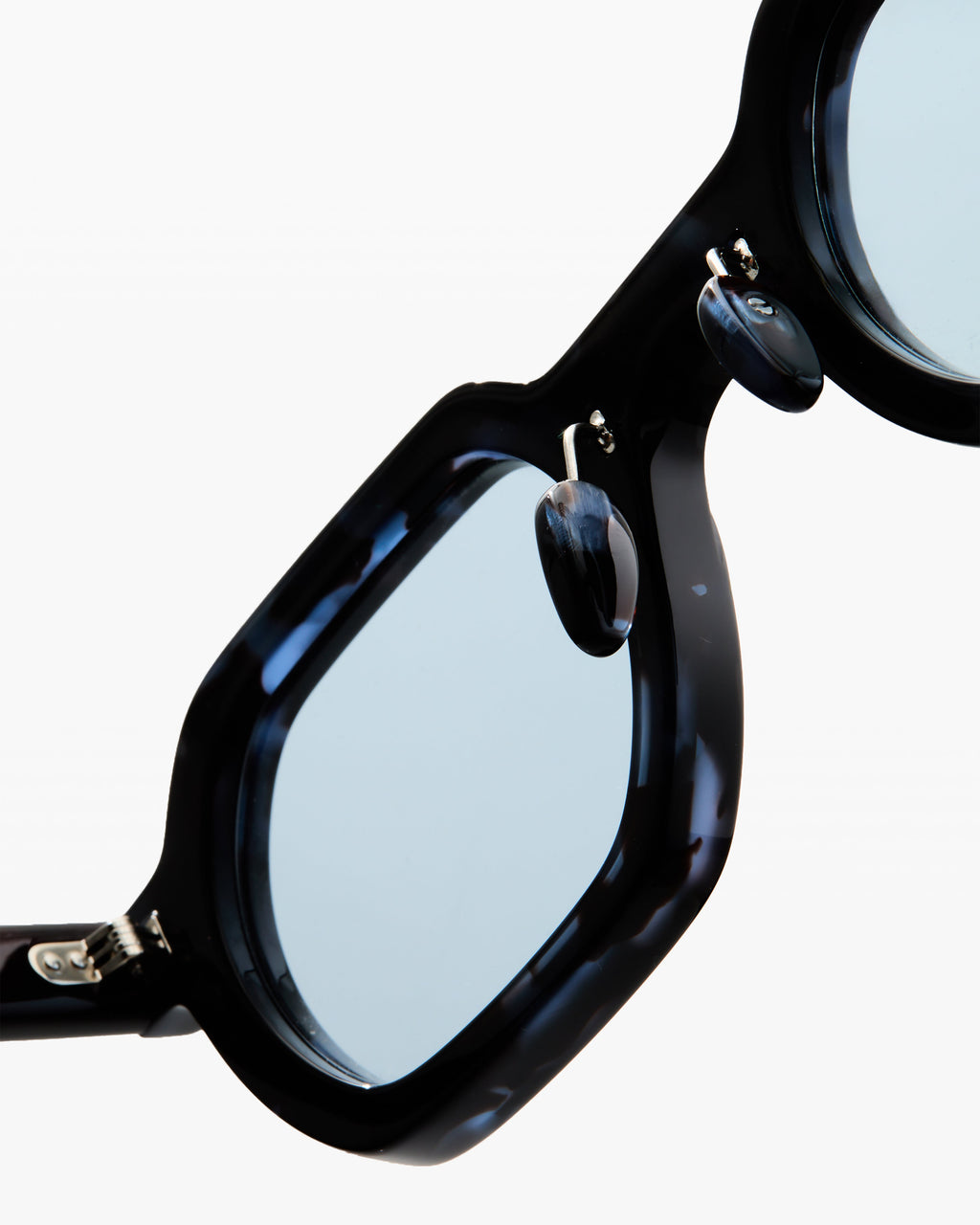 The Darren JF Colors L Rechteckig Herren-Sonnenbrillen in Blue Tortoise