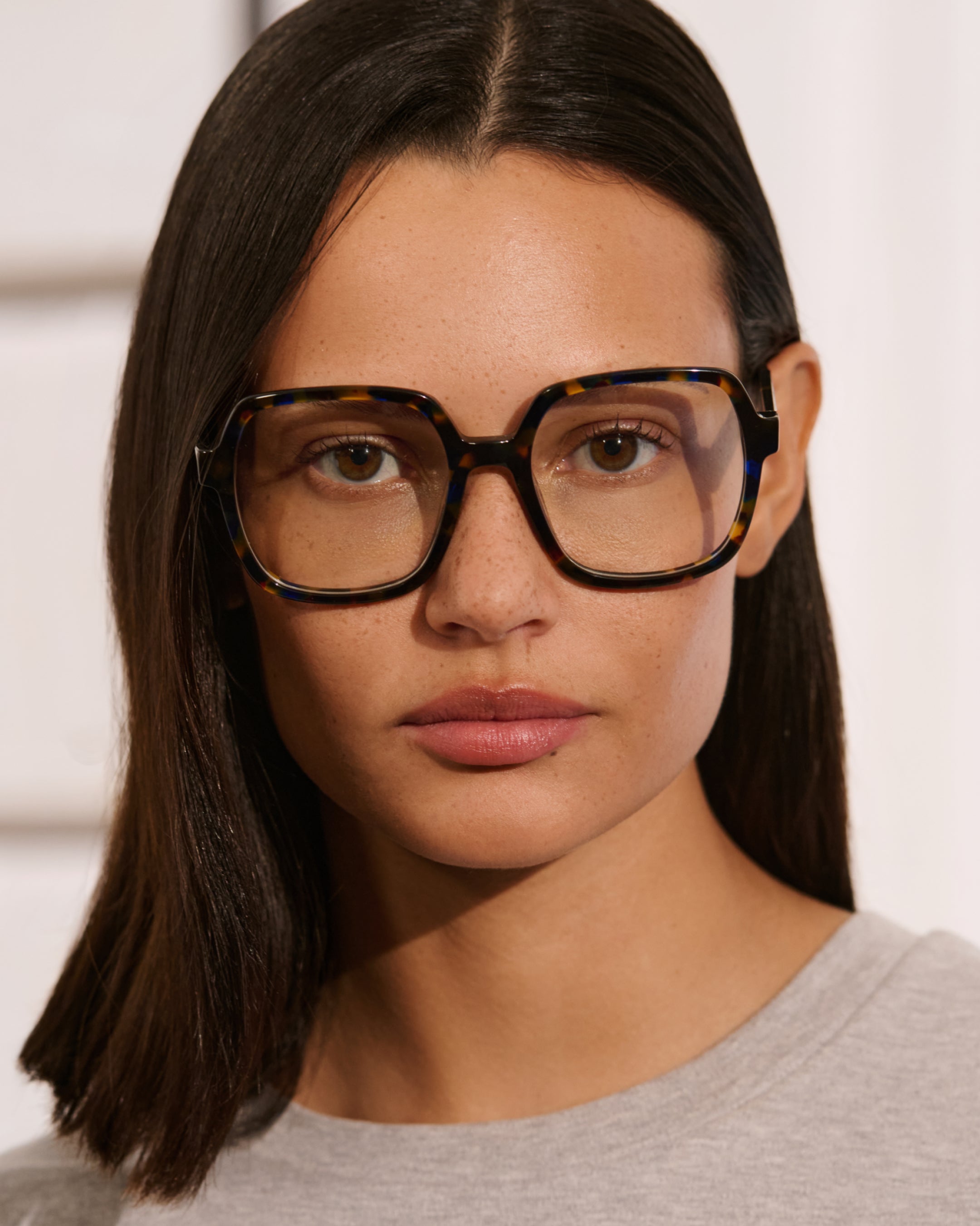 The Lou S Small in Blue Tortoise | Jimmy Fairly GR