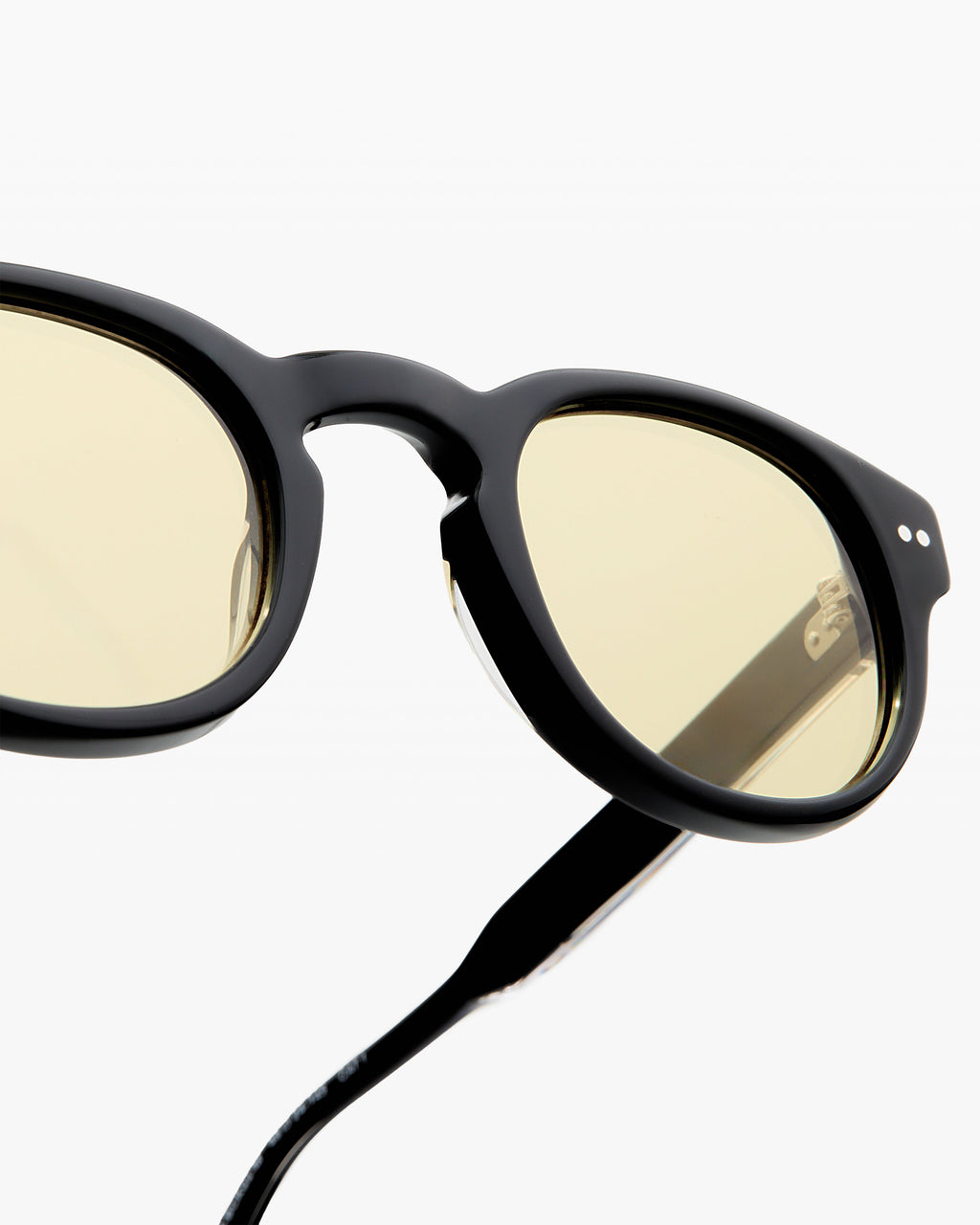 The Azur JF Colors Rund Herren-Sonnenbrillen in Schwarz