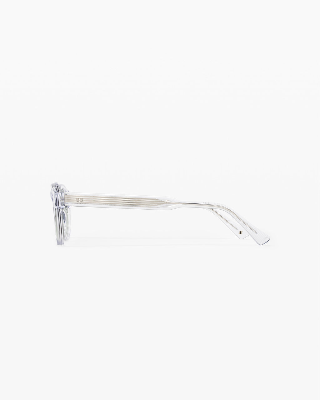 The Azur JF Colors L Round Men's Sunglasses in Transparent