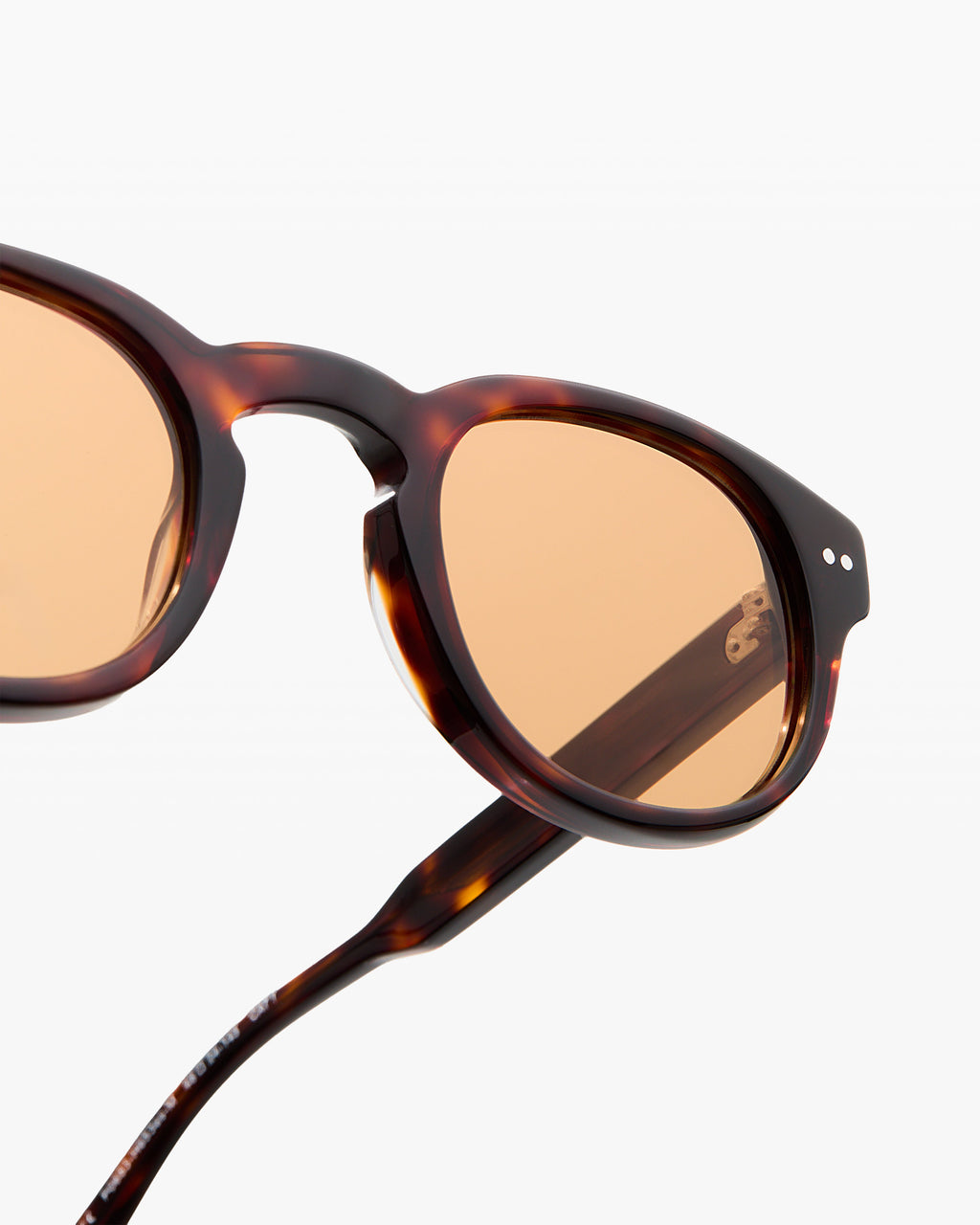 La Azur JF colors Redonda Gafas de Sol para Hombre in Carey oscuro