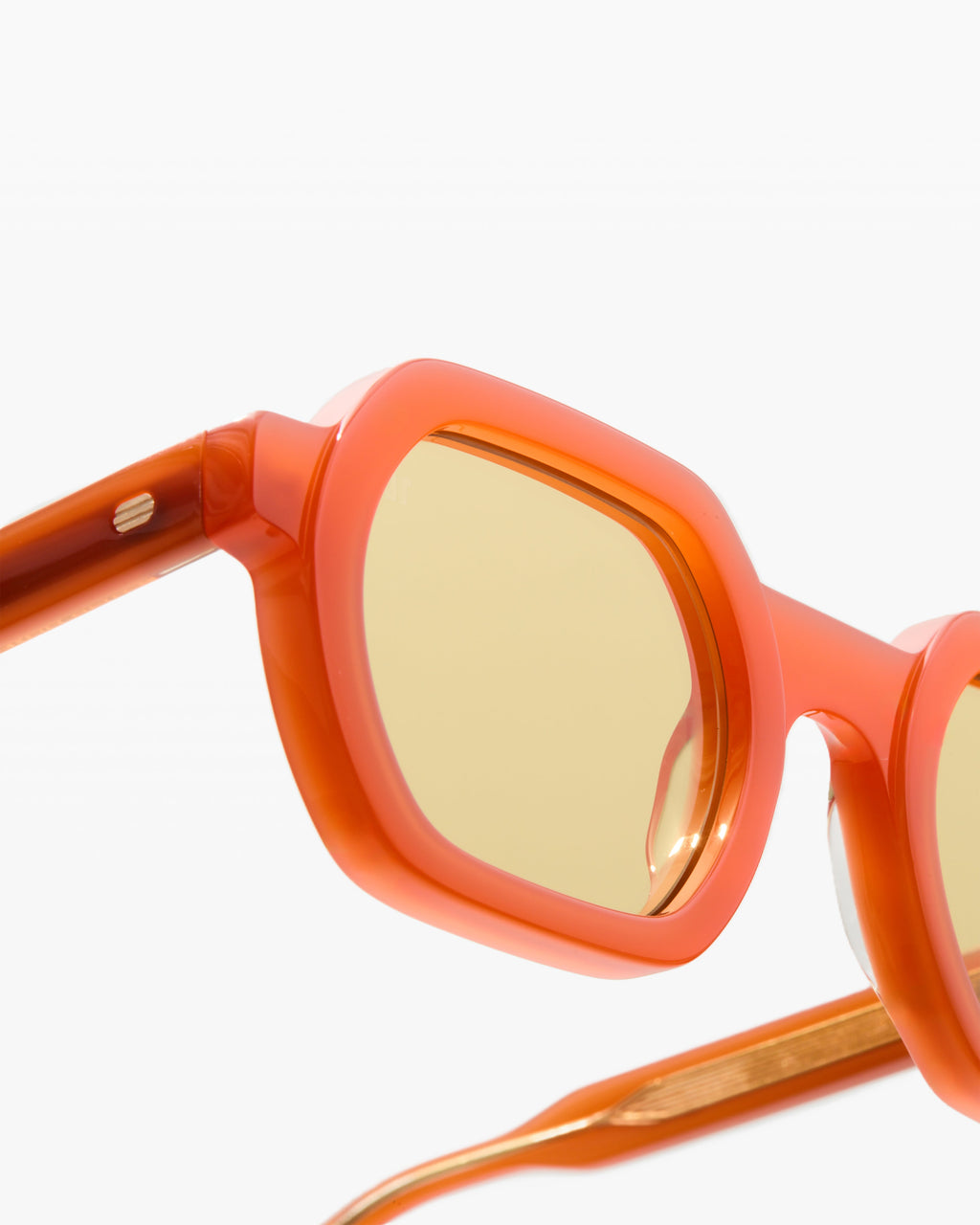 The Darren JF Colors Rechteckig Herren-Sonnenbrillen in Orange