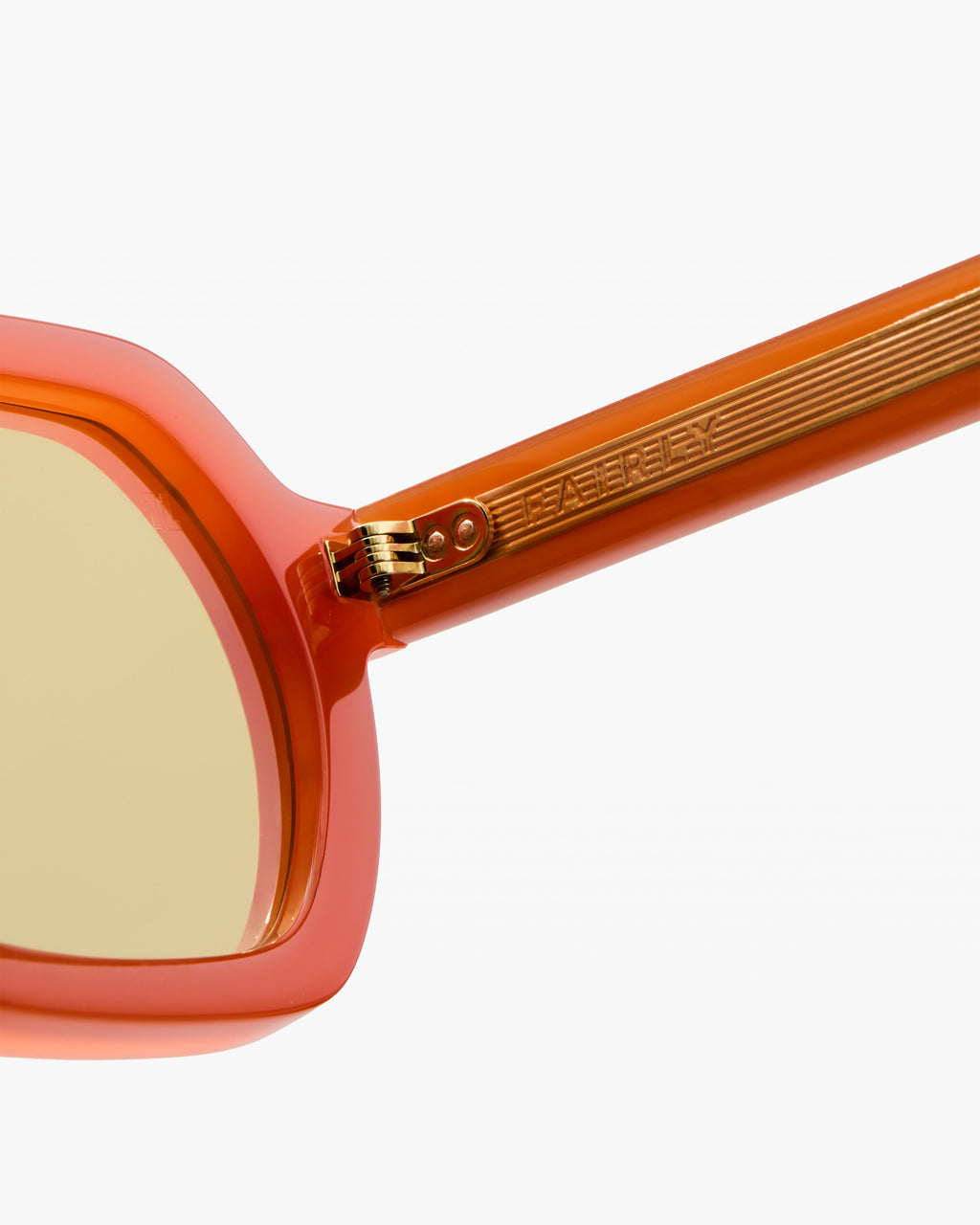 The Darren JF Colors Rechteckig Herren-Sonnenbrillen in Orange