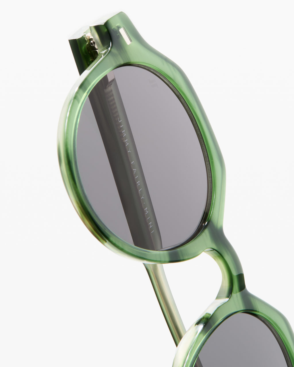 The Mini Coolio Rund Kinder-Sonnenbrillen in Grün