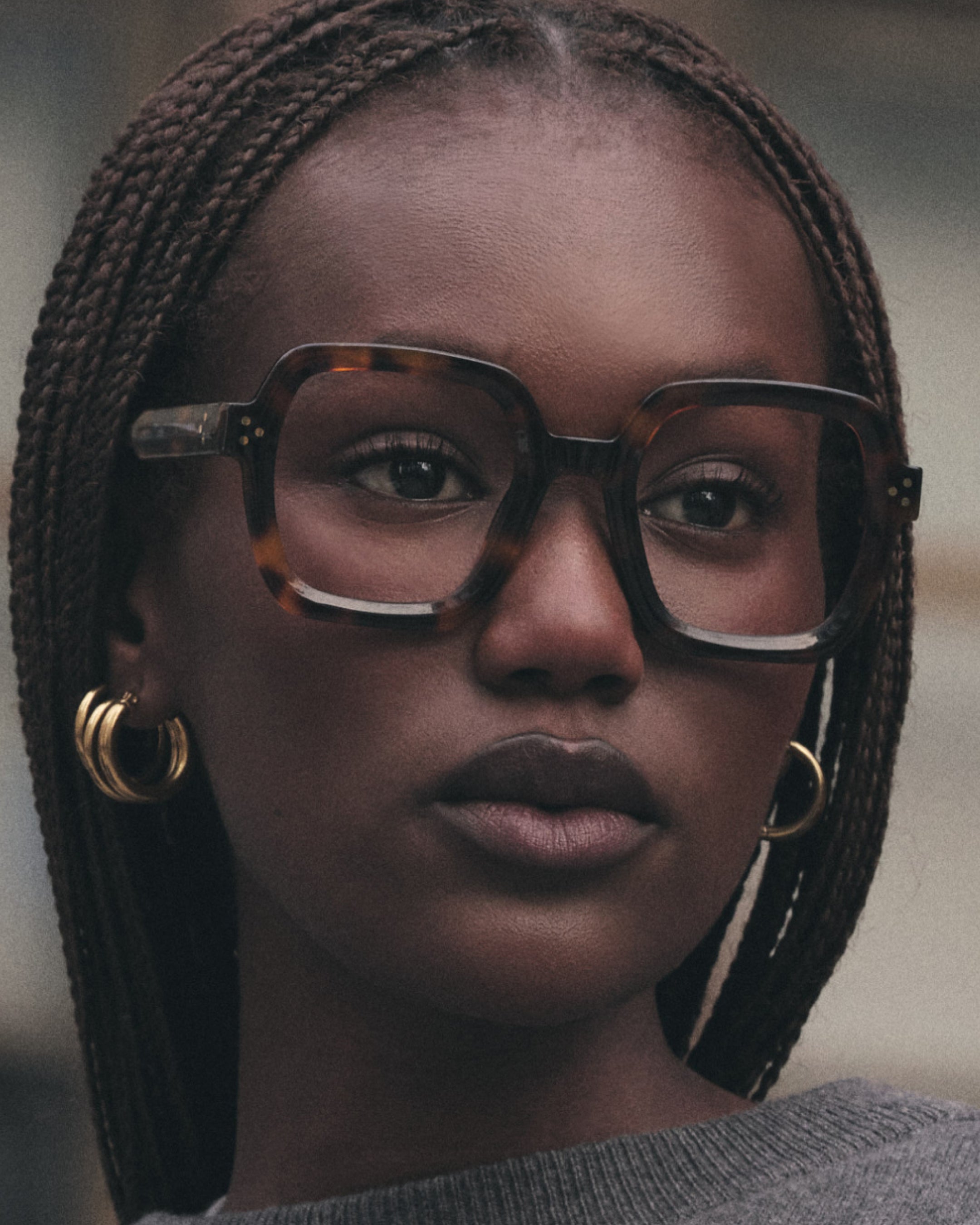 The Loulou Medium Women's Eyeglasses in Dark Tortoise | Jimmy