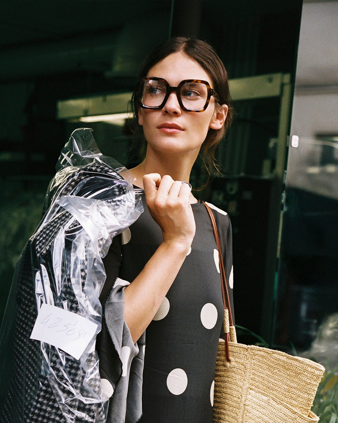 The Loulou Square Women's Eyeglasses in Dark Tortoise