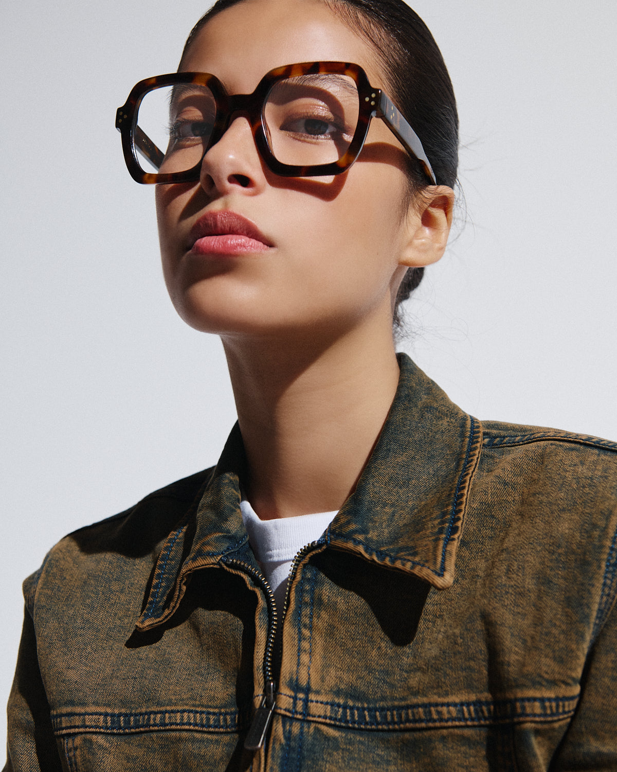 The Loulou Square Women's Eyeglasses in Dark Tortoise