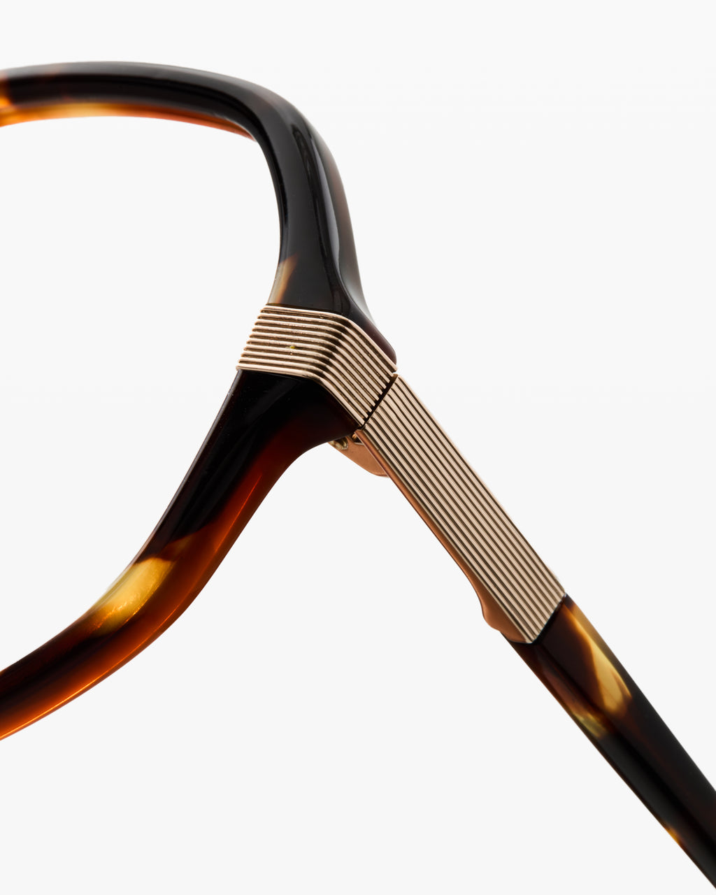 La Lison Hexagonal Lunettes de Vue pour femme in Ecaille