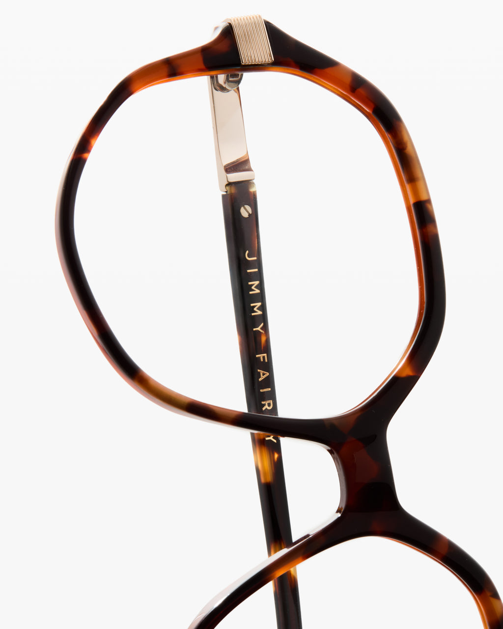 La Lison Hexagonal Lunettes de Vue pour femme in Ecaille