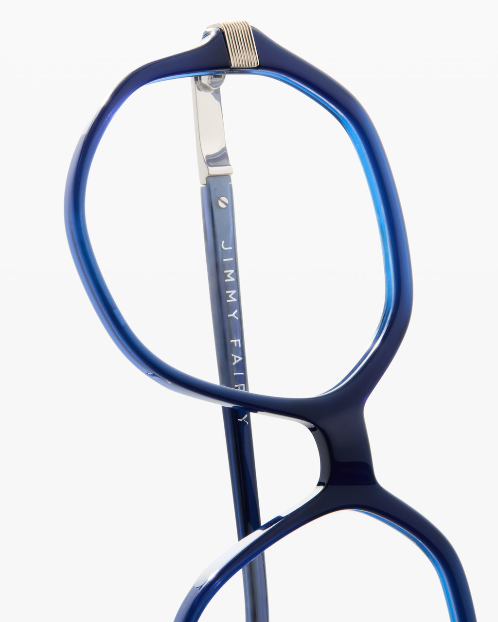 The Lison Hexagonal Women's Eyeglasses in Dark blue