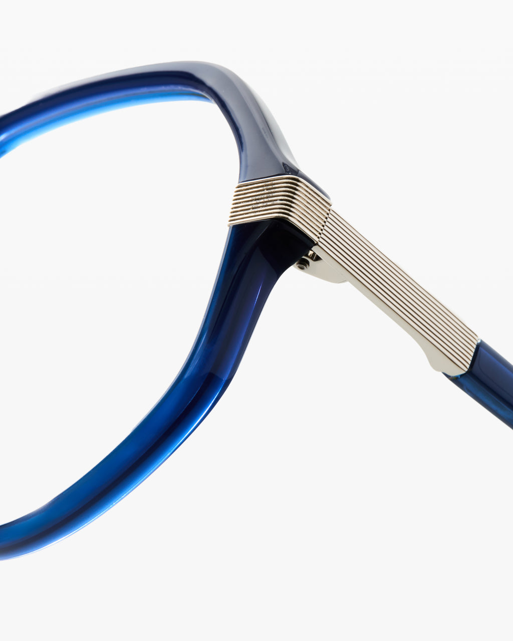 The Lison Hexagonal Women's Eyeglasses in Dark blue
