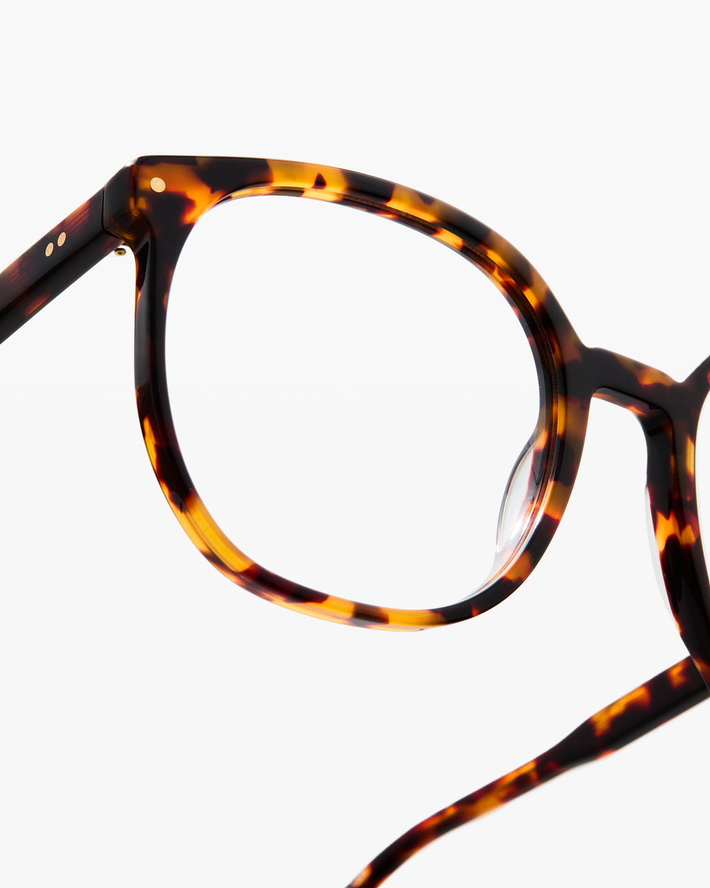 The Flawless Round Women's Eyeglasses in Dark Tortoise