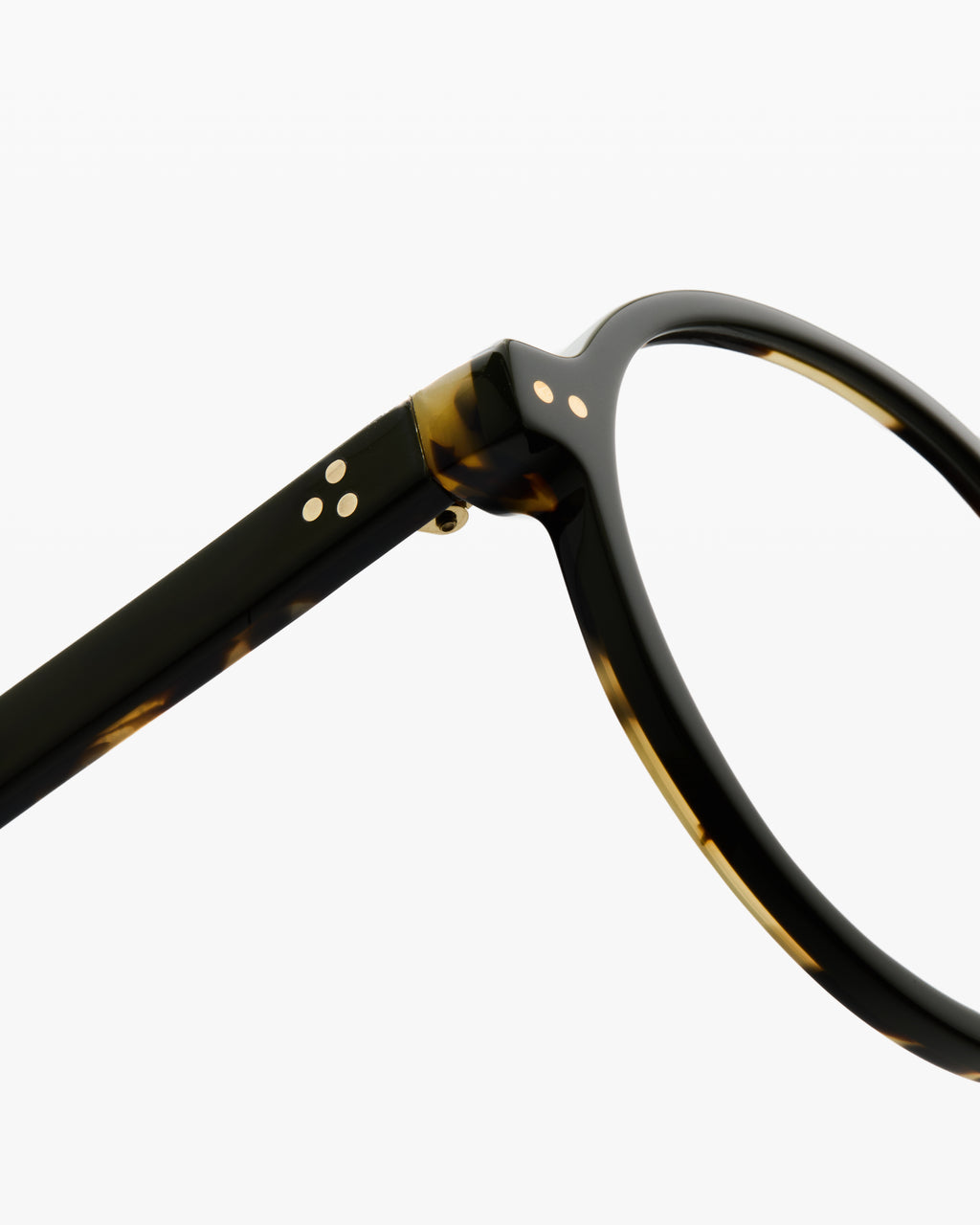 The Bess Rund Damenbrillen in Dunkelgrün