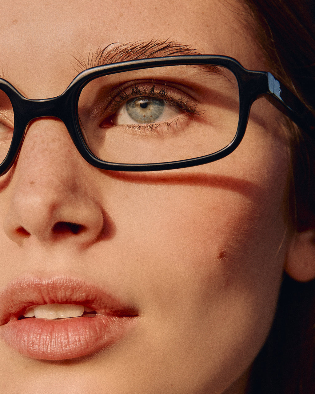 La Kaya Rectangulaire Lunettes de Vue pour femme in Noir