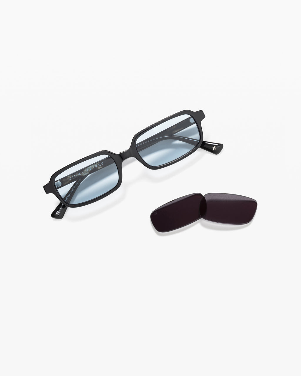 The Kaya JF Colors Rechteckig Damen-Sonnenbrillen in Schwarz