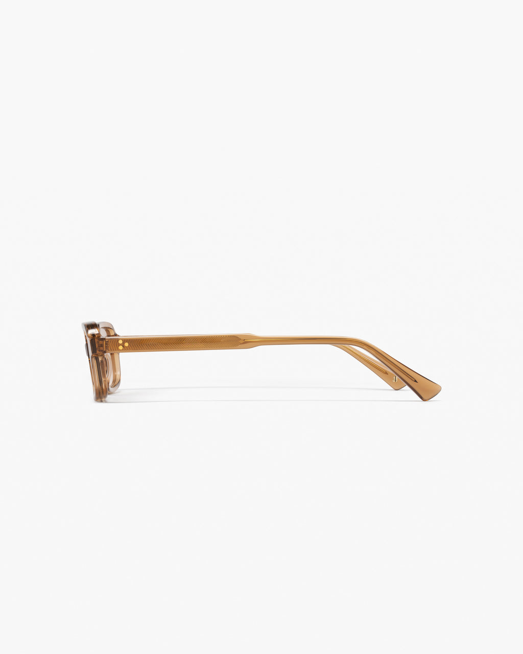 La Kaya Rectangulaire Lunettes de Soleil pour femme in Caramel
