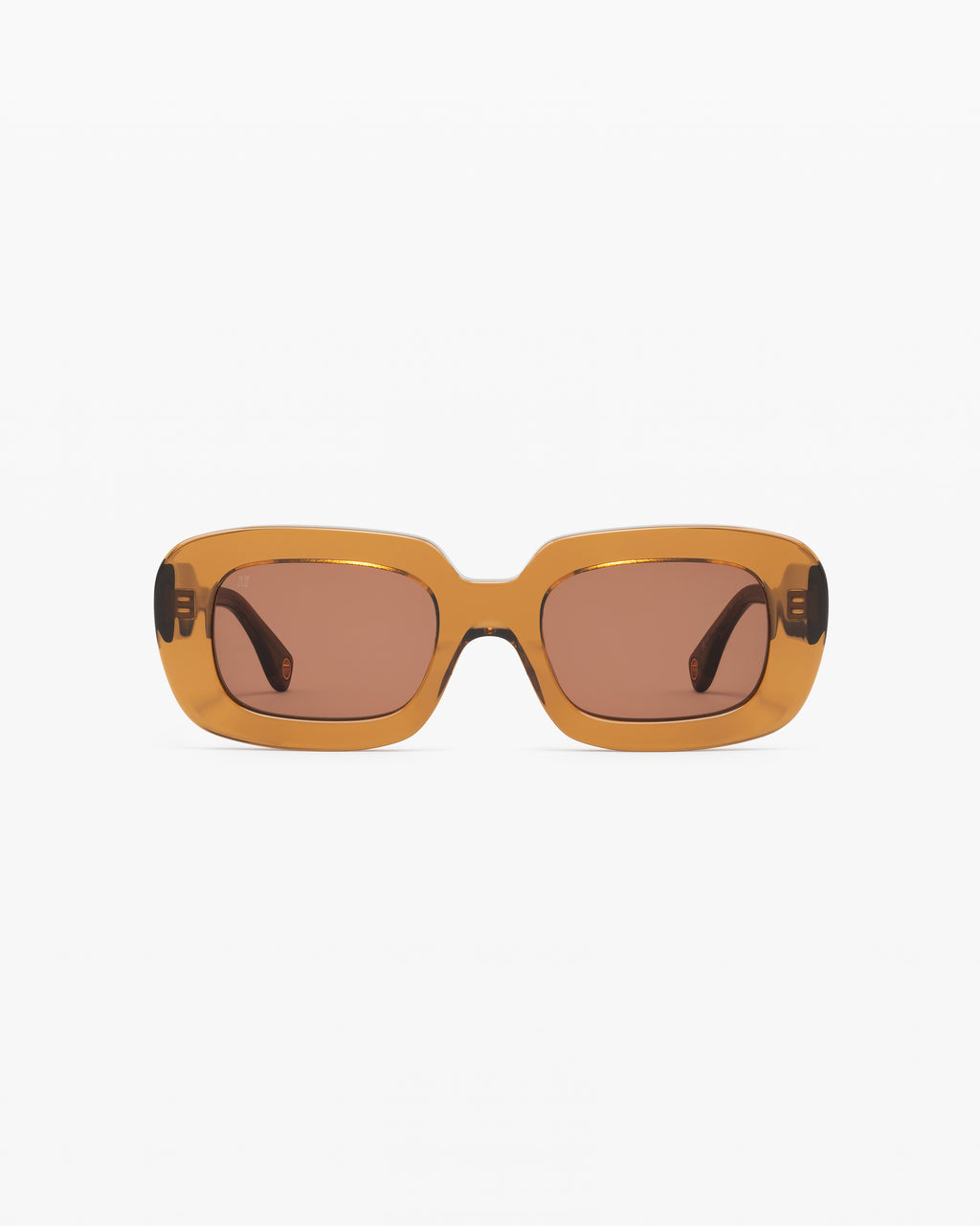 The Ily Rechteckig Damen-Sonnenbrillen in Braun