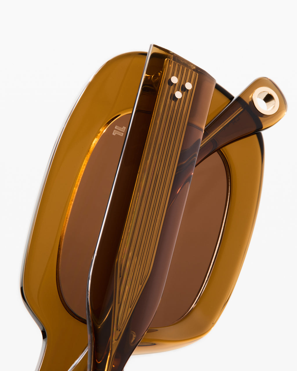 The Ily Rechteckig Damen-Sonnenbrillen in Braun