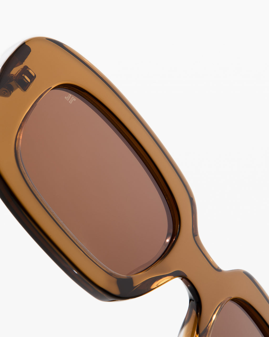 The Ily Rechteckig Damen-Sonnenbrillen in Braun