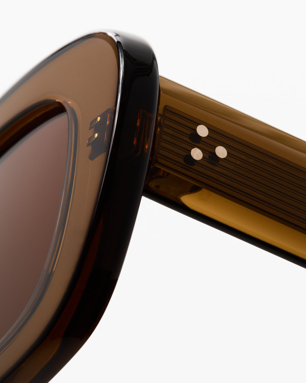 The Ily Rechteckig Damen-Sonnenbrillen in Braun