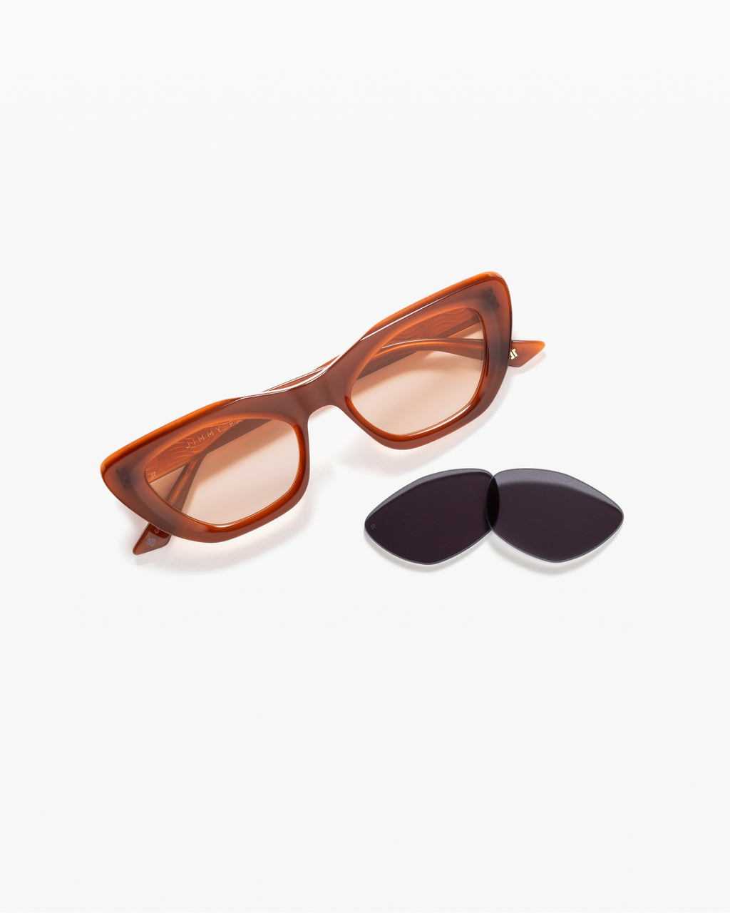 The Aliza JF Colors Butterfly Women's Sunglasses in Burgundy