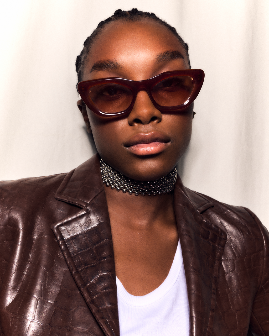La Aliza JF colors Papillon Lunettes de Soleil pour femme in Ecaille