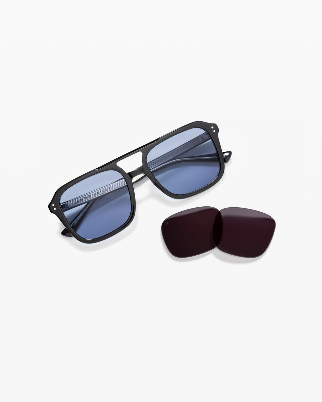 The Elma JF Colors Aviator Women's Sunglasses in Black