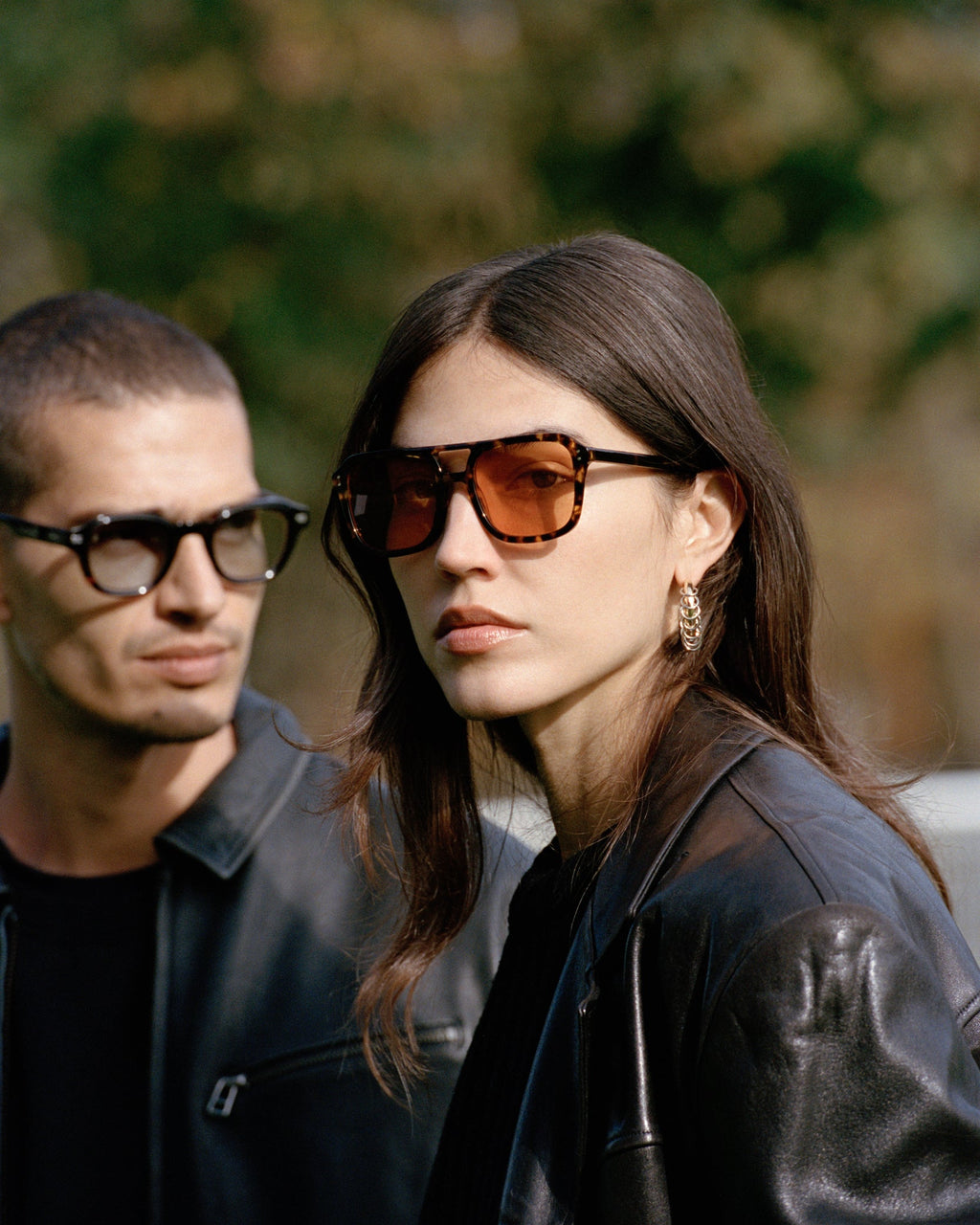 The Elma JF Colors Aviator Damen-Sonnenbrillen in Yellow Tortoise