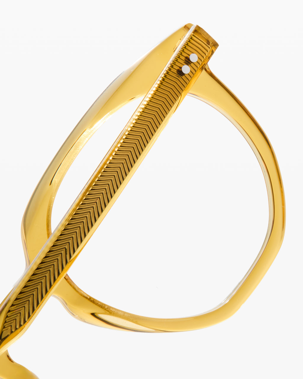 The Lennon Sechseckig Herrenbrillen in Gelb