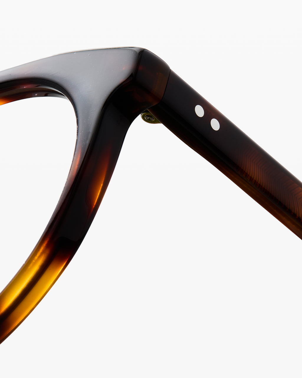 The Lennon Sechseckig Herrenbrillen in Dark Tortoise