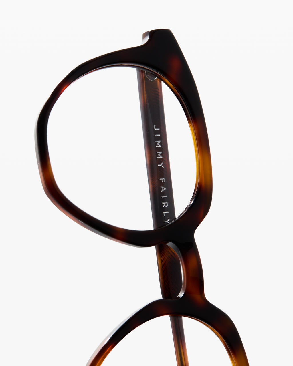 The Lennon Sechseckig Herrenbrillen in Dark Tortoise